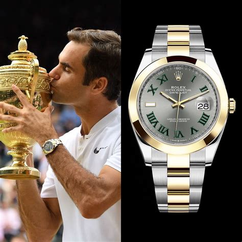 federer wimbledon rolex|roger Federer goat collection.